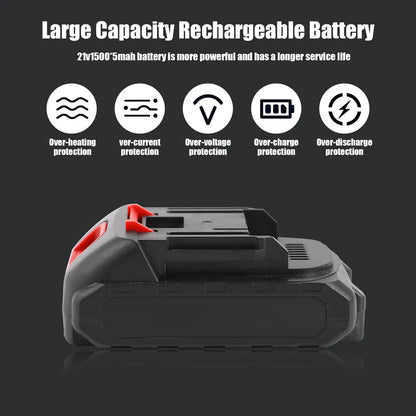 Mini tronçonneuse sans fil de 6 pouces, scie électrique