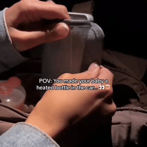 Chauffe-biberon pour bébé à emporter