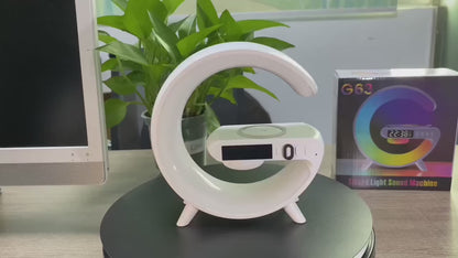 Lampe de Table Intelligente avec Chargeur Induction